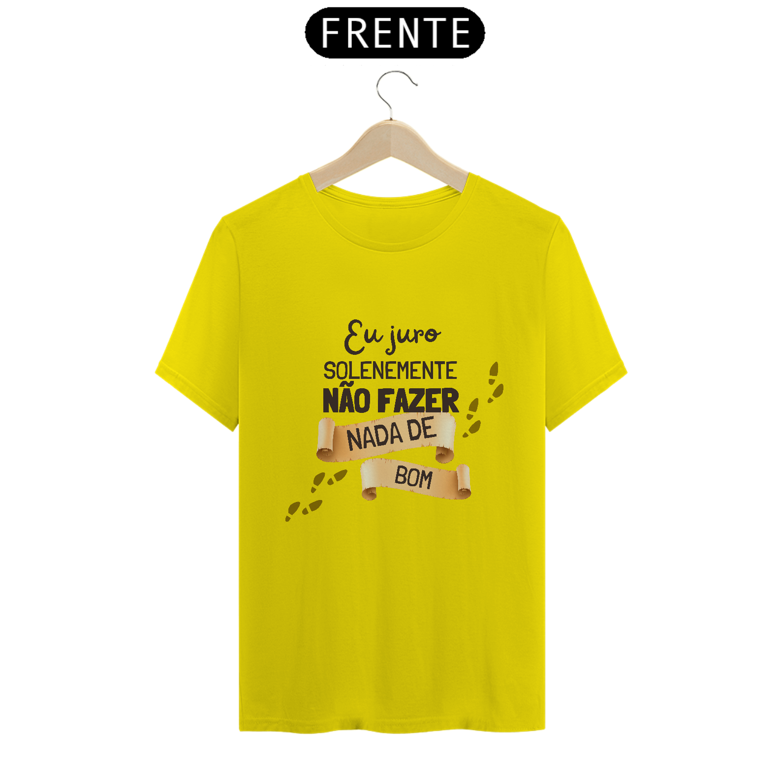 Camiseta Juro Solenemente Não fazer nada de bom