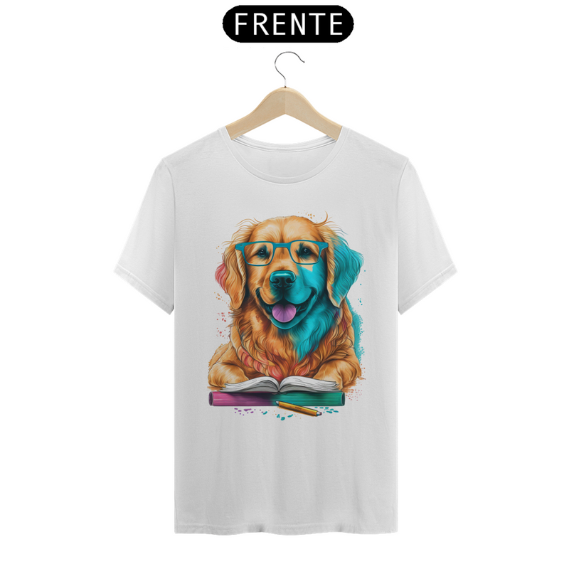 Camiseta Golden Retriever Leitor