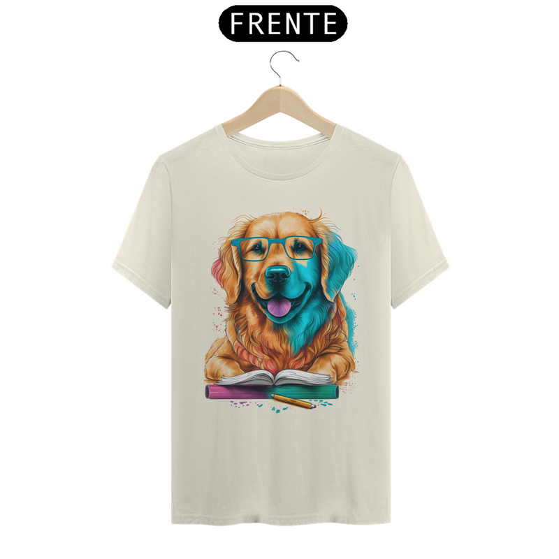 Camiseta Golden Retriever Leitor