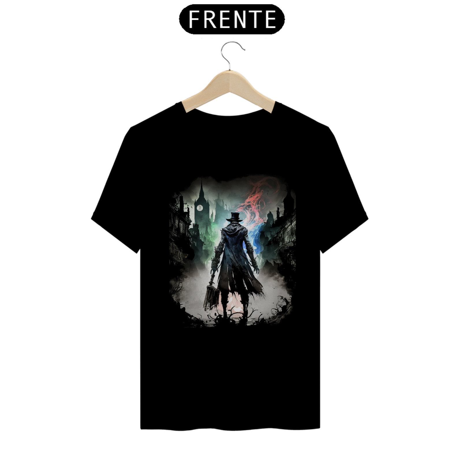 Camiseta Bloodborne Caçador