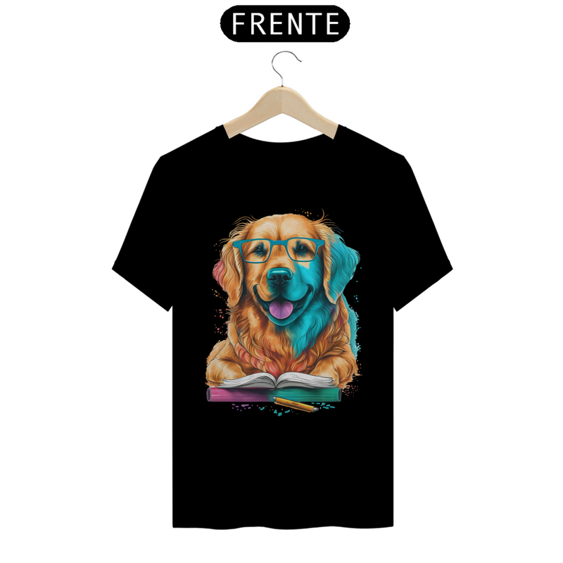 Camiseta Golden Retriever Leitor