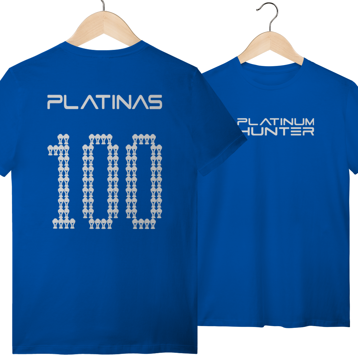 Camiseta 100 Platinas — Platinum Hunter | Armário Nerd