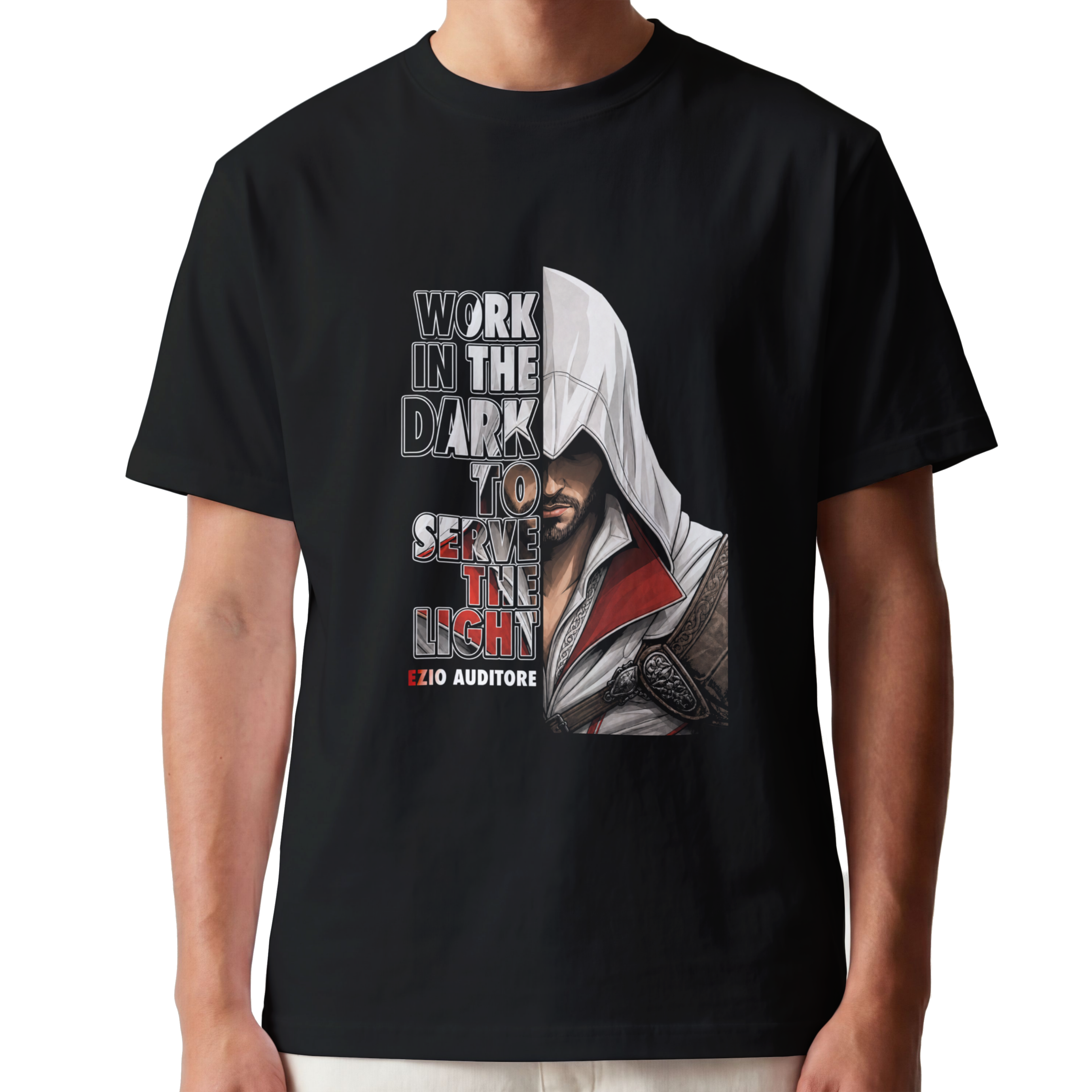Camiseta Assassins Creed - Work in the Dark | Armário Nerd