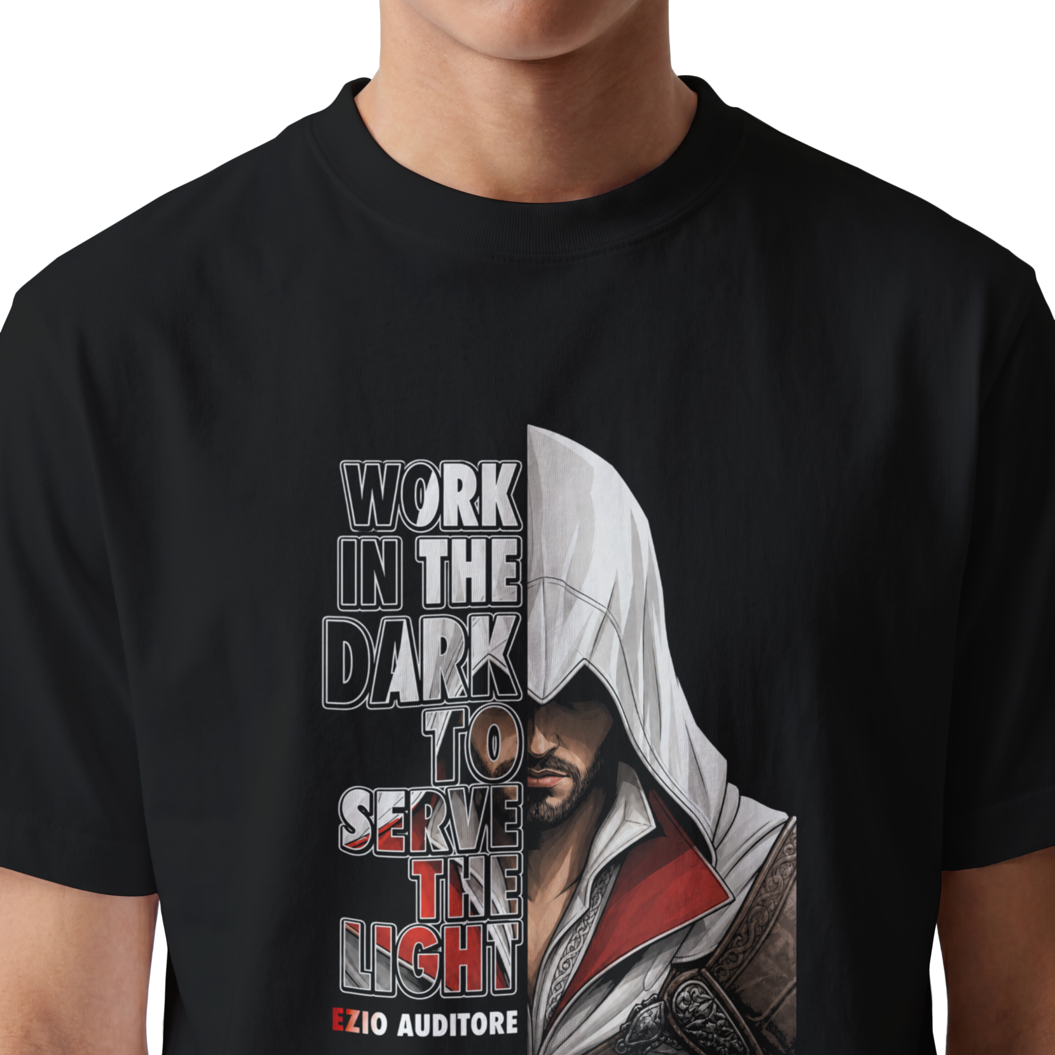 Camiseta Assassins Creed - Work in the Dark | Armário Nerd