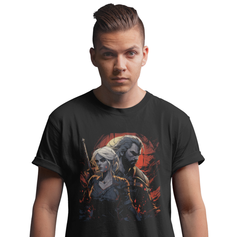 Camiseta Ciri e Geralt