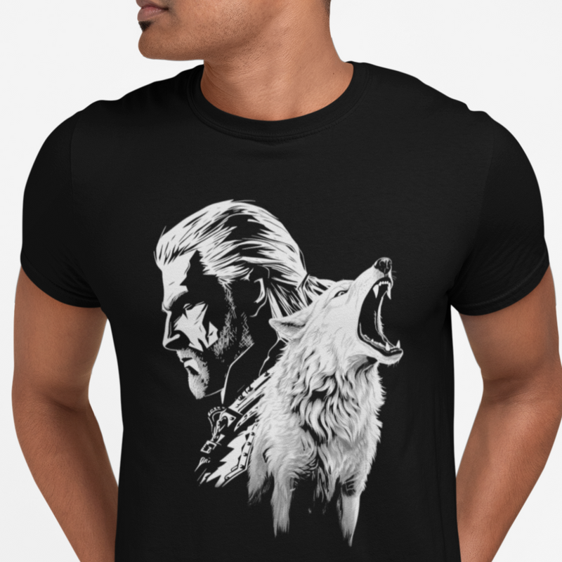 Camiseta Lobo Branco